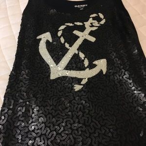 Old Navy Nautical Tank, NWOT, Size Large